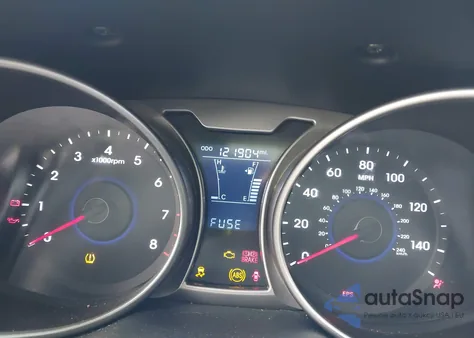 2013 Hyundai Veloster Base W/Black from USA, damaged, VIN KMHTC6AD7DU179382